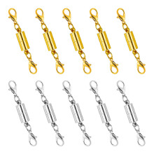 Fermoir mousqueton sécurisé avec puissant aimant pour colliers, bracelets et chaînes de cheville