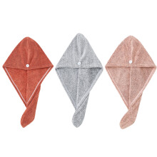 Haarwickel aus Mikrofaser, schnelltrocknend, praktisches Design gegen Frizz, maschinenwaschbar, antibakterielles Material, leicht