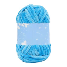 Knitting Crocheting Yarn Multicolor Knitting Yarn-37 lake blue
