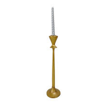 Imitatie van messing metalen taps toelopende kaarsenhouder-34D