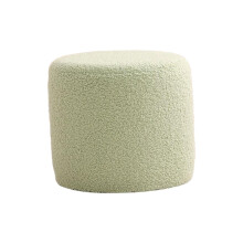 Ottoman Foot Rest Stool with Non Slip Base for Living Room, Shoe Changing Bench, Green
