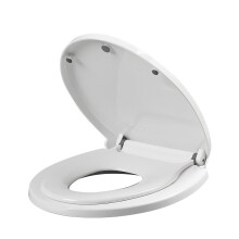 Toilet Seat with BuiltIn Toddler Potty Training Seat, Slow Close, Removable, Elongated Fit