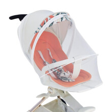 Pram Net, Cot Net Breathable with 2Way Zips, TwoWay Zip, Foldable Wind Protection for Car Seat, Playpen, Sports Pram