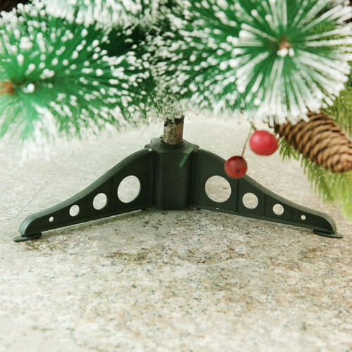 Christmas Tree Stand with Removable Foldable Legs, Plastic Base Holder for Artificial Xmas Tree 15cm 1