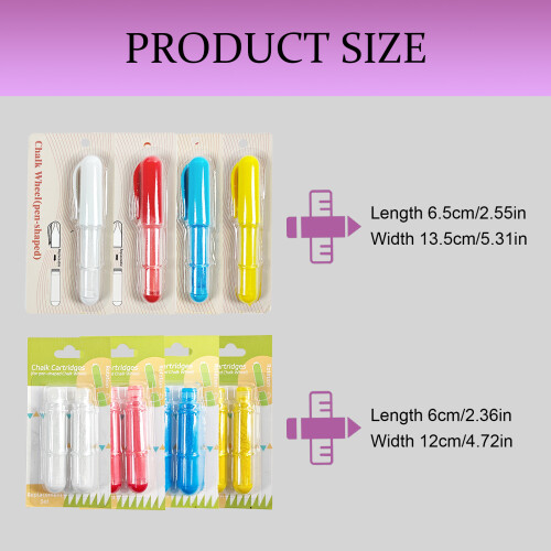 Erasable Fabric Chalk Pen-shaped Tailor Chalk Chalk Wheel-K 2