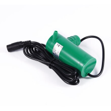 Dränkbar pump för fontän, vattentät ljudlös cirkulationspump med 12V DC-strömförsörjning, max vattentryck 9M, amfibisk akvariepump med lång