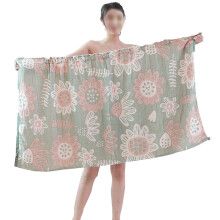 Modisches Hüfttuch, leichtes Spa-Wrap aus schnelltrocknender Mikrofaser, verstellbarer Verschluss für Herren