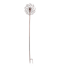 Windspiel, solarbetrieben, 360 drehbare Windskulptur mit farbwechselnder LED-Beleuchtung, kinetische Bewegung für Garten, Rasen und Terrasse