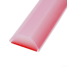 Flexible water barrier strip for showers, silicone seal for effective dry and wet separation in the bathroom (transparent, 50 cm).