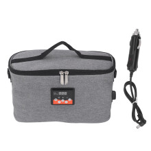 Mini-Elektroofen mit einstellbarer Temperaturanzeige, tragbarer USB-beheizbarer Lunchbox mit Schnellaufwärmfunktion, sicher für Auto und Büro