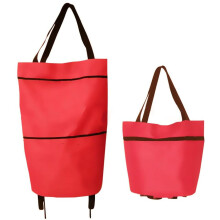 Carrinho de compras dobrável, material durável para maior vida útil, portátil e fácil de guardar, sacolas reutilizáveis para compras diárias e