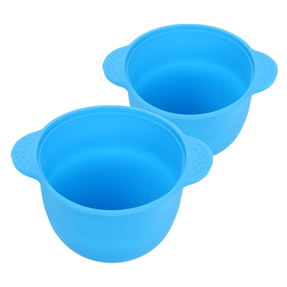 2pcs Wax Warmer Silicone Liner for Comfortable Hair Removal Foldable Reusable Wax Pot Bowl
