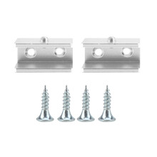 Wandmontierte Regalträger aus Aluminium für verstellbare Glasregale, korrosionsbeständige Halterungen für 6-8 mm Glasstärke ohne Bohren