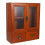 Brown Wooden Wall Cabinet Vintage Style Multi-Functional Storage 1