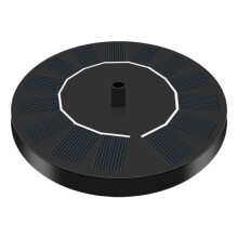 Bomba de fonte solar para banho de pássaros, fonte de água movida a energia solar de 1,4 W com bicos de pulverização, design à prova d'água,