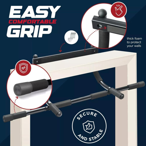 PullUp Bar  Upper Body Fitness Workout  Hanging Door PullUp Bar 2