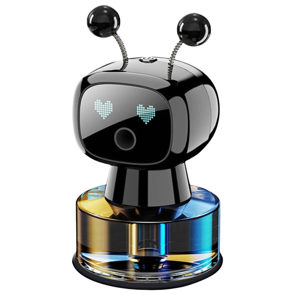 Intelligent Robot Shape Usb Car Air Freshener Diffuser With Smart Scent Adjustment Â Black 9119770625519