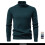 Men's Clothing  Classic  Men's Turtleneck Sweater Solid Color with Striped Pullover Warm Knitwear Winter Basic 2