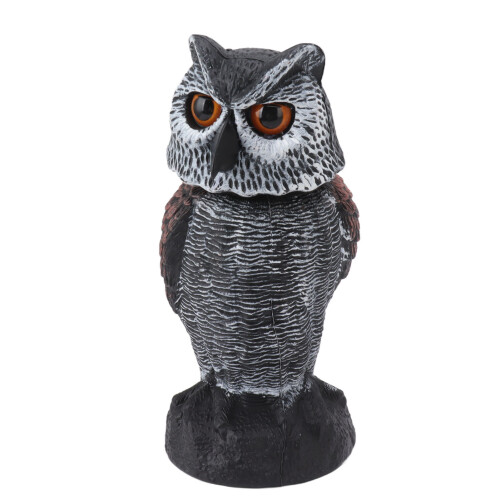 Ψεύτικα δολώματα κουκουβάγιας για εξωτερικούς χώρους, ρεαλιστικό σχέδιο,