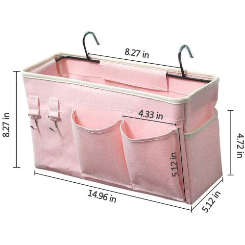 Bedside Caddy, ο προσωπικός σας οργανωτής για βιβλία, συσκευές και άλλα, καμβάς και 1