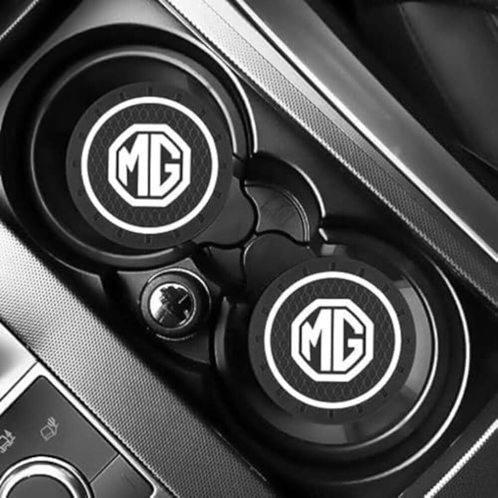 2 Pcs Car Cup Holder Coasters For Mg Gt Ii Sedan 2021+, Waterproof And Antislip Drink Mats 9001264821296