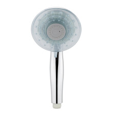 Färgskiftande LED-duschmunstycke med temperatursensor, högtryck, batterifri sprinkler, enkel installation för modern badrumsbelysning