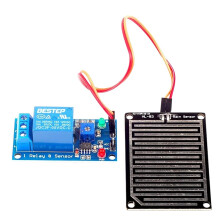 Rain Sensor Module 5V 12V Smart Raindrops Detection Controller for Arduino M35 Weather Monitor