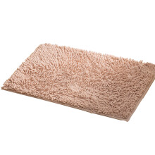 Superblød mikrofiber bademåtte med skridsikker latexbund, absorberende badetæppe til brusegulv og køkkenvask, plysmåtte der tørrer hurtigt og