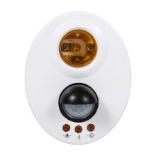 360-PIR-Bewegungsmelder, automatischer Ein-/Ausschalter mit Infrarotsensor für Deckenleuchten im Innenbereich, energiesparender Lichtadapter mit