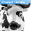 Παιχνίδι Holstein με αγελάδα, φιγούρα ζώων για παιδιά, εκπαιδευτικό παιχνίδι με 3