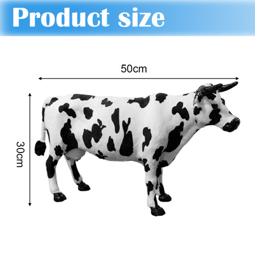 Παιχνίδι Holstein με αγελάδα, φιγούρα ζώων για παιδιά, εκπαιδευτικό παιχνίδι με 1