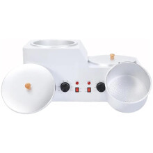 Dual Pot Wax Warmer 9L Capacity with Filter, Adjustable Temperature Professional Salon Use