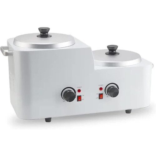 Dual Pot Wax Warmer 9L Capacity with Filter, Adjustable Temperature Professional Salon Use 1