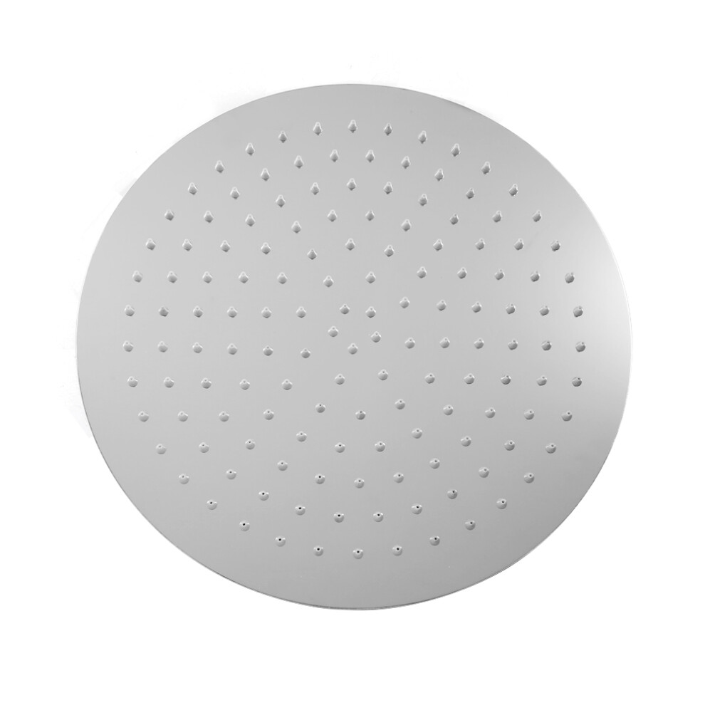 Stainless Steel Rainshower Shower Head High Pressure Rainfall Sleek Modern Design Ultra Thin Water Efficient Functionality Corrosion Resistant Oxidati 9466005957304