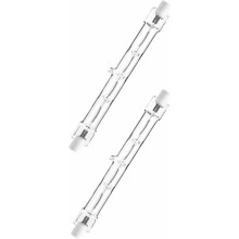 Direct inschakelende halogeenlamp voor studioverlichting, kwikvrij, 400W 8600LM 220-240V R7S fitting, dubbelzijdig, warm wit, omnidirectioneel, 360