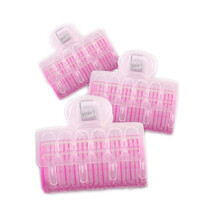 Set de bigudiuri din plastic, spirale autoadezive pentru volum de păr de calitate salon, instrumente de styling cu nailon și material PP de
