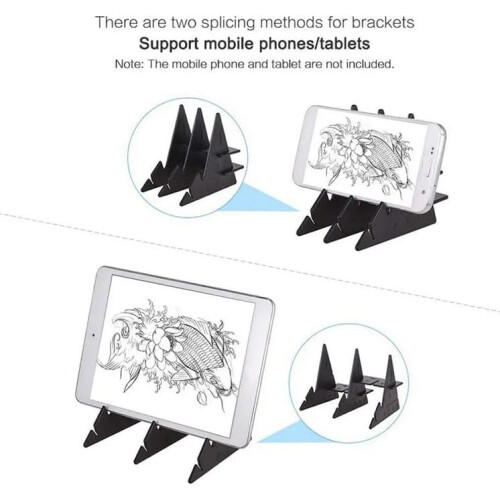 DIY Drawing Tracing Board Light Copy Pad with Stand for Artists 2