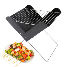 Portable BBQ Folding Grill Camping Grill, Metal Cooking Equipment for Desk
