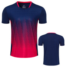 (2323 Navy 1Shirt, Asian Size L) New Tennis T-Shirts Men Women Girls Badminton Clothes Children Table Tennis Soccer Uniforms Jerseys Gym Sportwear