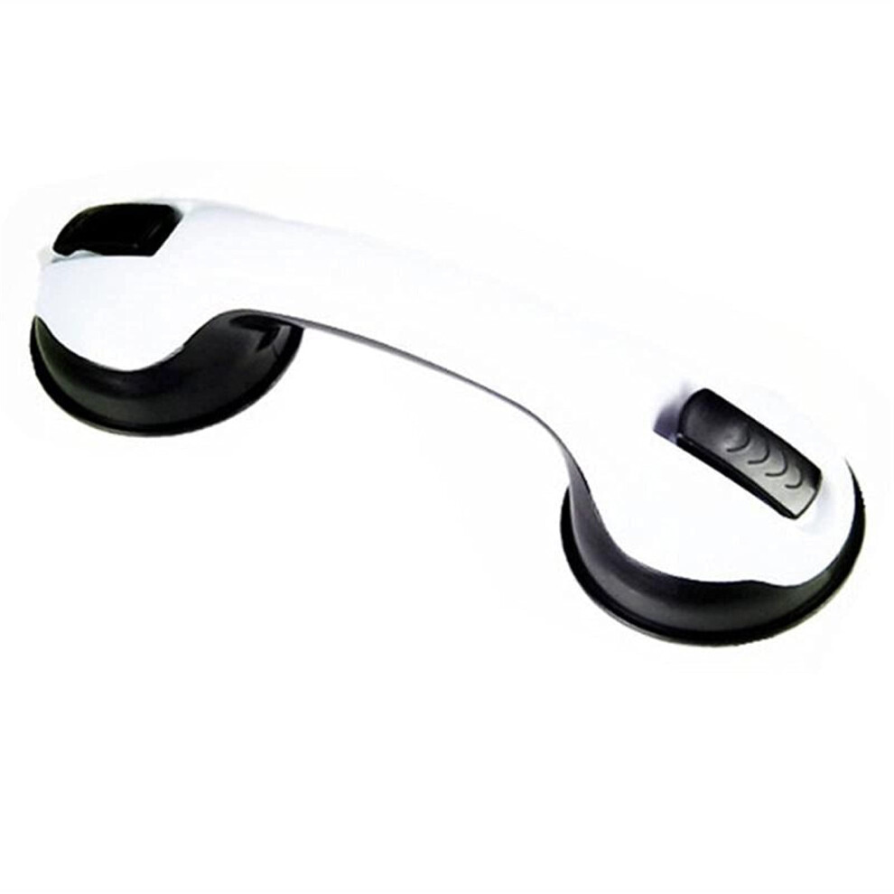 Black Grab Bar With Secure Suction Grip For Elderly, Shower Safety Handle For Bathroom And Toilet