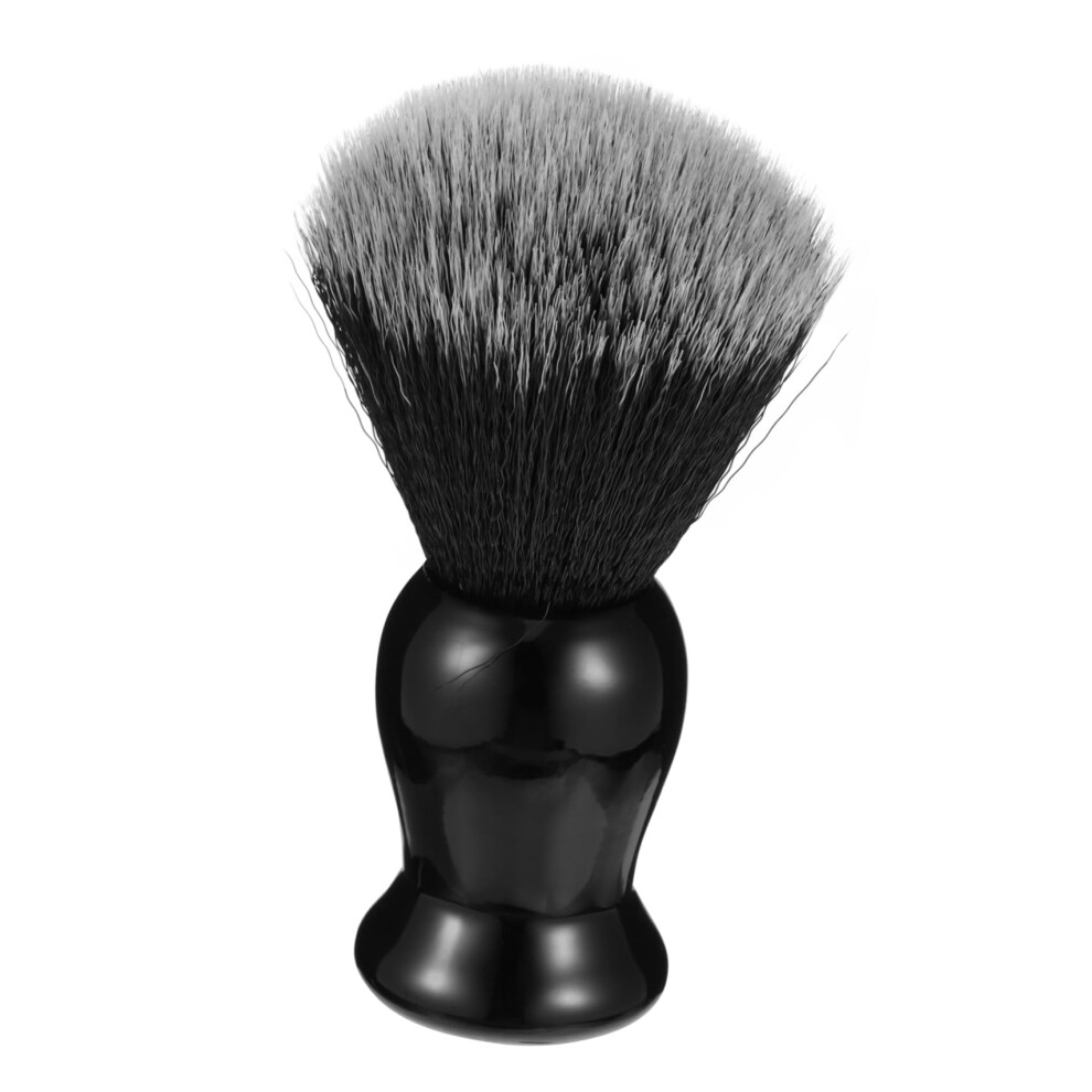 Beard Brush with Soft Nylon Bristles for Men, Ergonomic Long Handle Shaving Brush for Beard Care