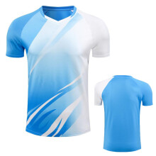 (2439 Blue 1 Shirt, Asian Size M) New Tennis T-Shirts Men Women Girls Badminton Clothes Children Table Tennis Soccer Uniforms Jerseys Gym Sportwear