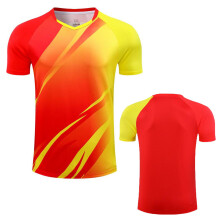 (2439 Red 1 Shirt, Asian Size L) New Tennis T-Shirts Men Women Girls Badminton Clothes Children Table Tennis Soccer Uniforms Jerseys Gym Sportwear