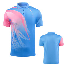 (2443 Blue 1 Shirt, Asian Size 4XL) New Tennis T-Shirts Men Women Girls Badminton Clothes Children Table Tennis Soccer Uniforms Jerseys Gym Sportwear