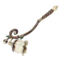 Candle Snuffer with Long Handle Metal Wick Snuffer for Jar Candles Elegant Decorative Design