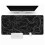 Topographic Contour Extended Large Mouse Mat Desk Pad Black M 4