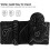Topographic Contour Extended Large Mouse Mat Desk Pad Black M 3