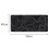 Topographic Contour Extended Large Mouse Mat Desk Pad Black M 2