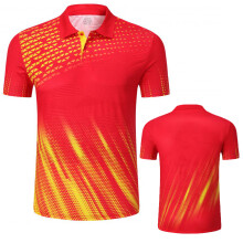 (1897 Red 1 Shirt, Men 4XL) 2026 Men Women Tennis T-Shirt, Gradient Color Quick Dry Tennis T Shirts, Girl Badminton Table tennis Clothes