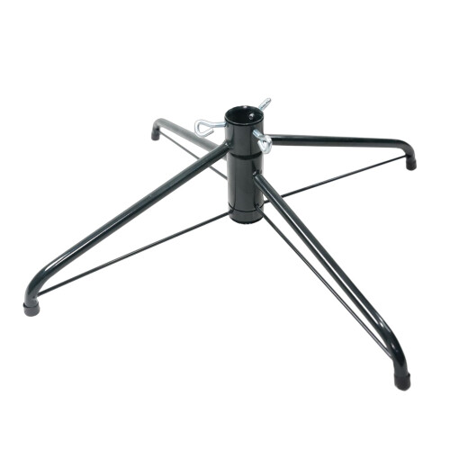 Heavy Duty Metal Christmas Tree Stand for 37ft Artificial Trees, Foldable Stable Base Black